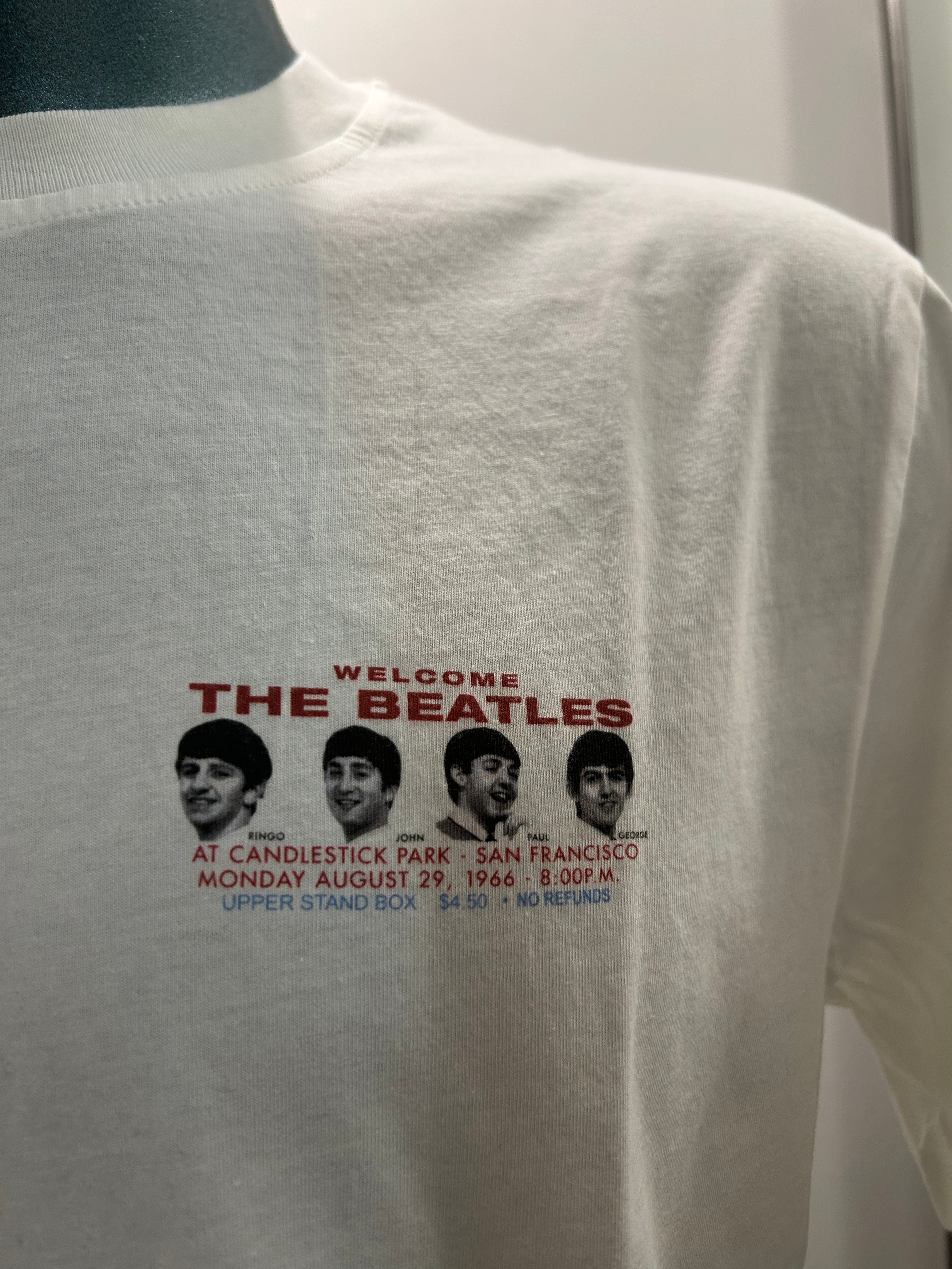 IN THE BOX T-SHIRT BEATLES WELCOME 100% MADE IN ITALY