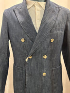 AG TREND GIACCA LIGHT DENIM DOPPIOPETTO 100% MADE IN ITALY GD40 P862 43