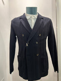 AG TREND GIACCA DOPPIOPETTO IN COTONE COLORE BLUE 100% MADE IN ITALIA GM11 COT8 43