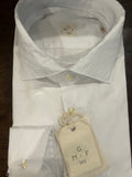 GMF CAMICIA FIT REGOLARE COLORE BIANCO COLLO FRANCESE 100% LINO MADE IN ITALY 961301/04