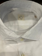 GMF CAMICIA FIT REGOLARE COLORE BIANCO COLLO FRANCESE 100% LINO MADE IN ITALY 961301/04