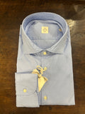 GMF CAMICIA FIT REGOLARE COLORE CELESTE COLLO FRANCESE 100% COTONE 952800/02 MADE IN ITALY