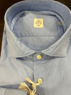 GMF CAMICIA FIT REGOLARE COLORE CELESTE COLLO FRANCESE 100% COTONE 952800/02 MADE IN ITALY