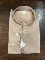 GMF CAMICIA/POLO FIT REGOLARE COLORE BEIGE CON 4 BOTTONI 100% VISCOSA MADE IN ITALY 961119/04