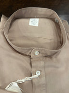 GMF CAMICIA/POLO FIT REGOLARE COLORE BEIGE CON 4 BOTTONI 100% VISCOSA MADE IN ITALY 961119/04