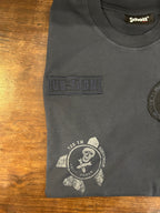 SCHOTT T-SHIRT COLORE NAVY CON PATCH VESTIBILITA’ REGOLARE 100% COTONE