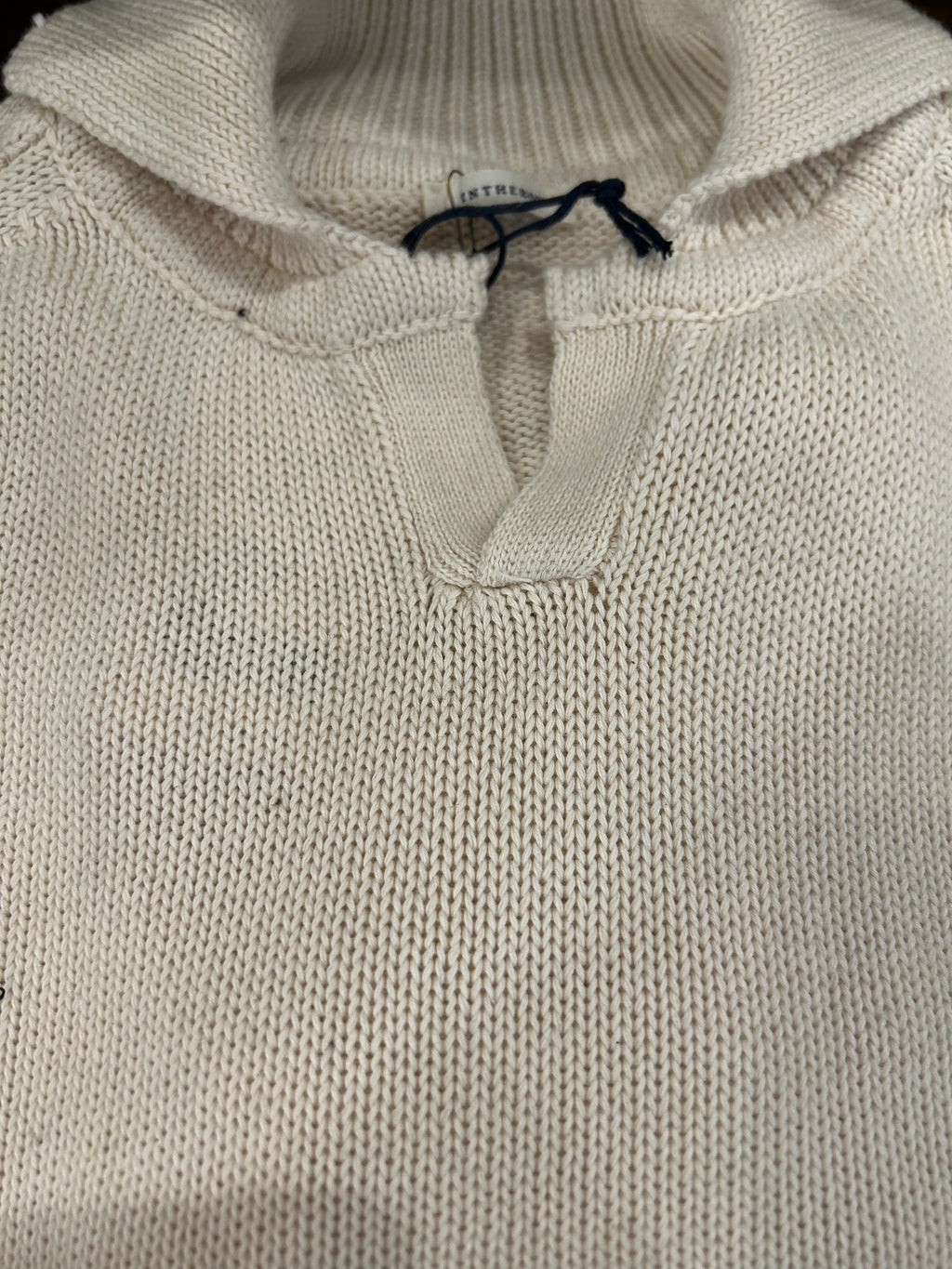 IN THE BOX MAGLIA POLO 100% COTONE COLORE PANNA 100% MADE IN ITALY