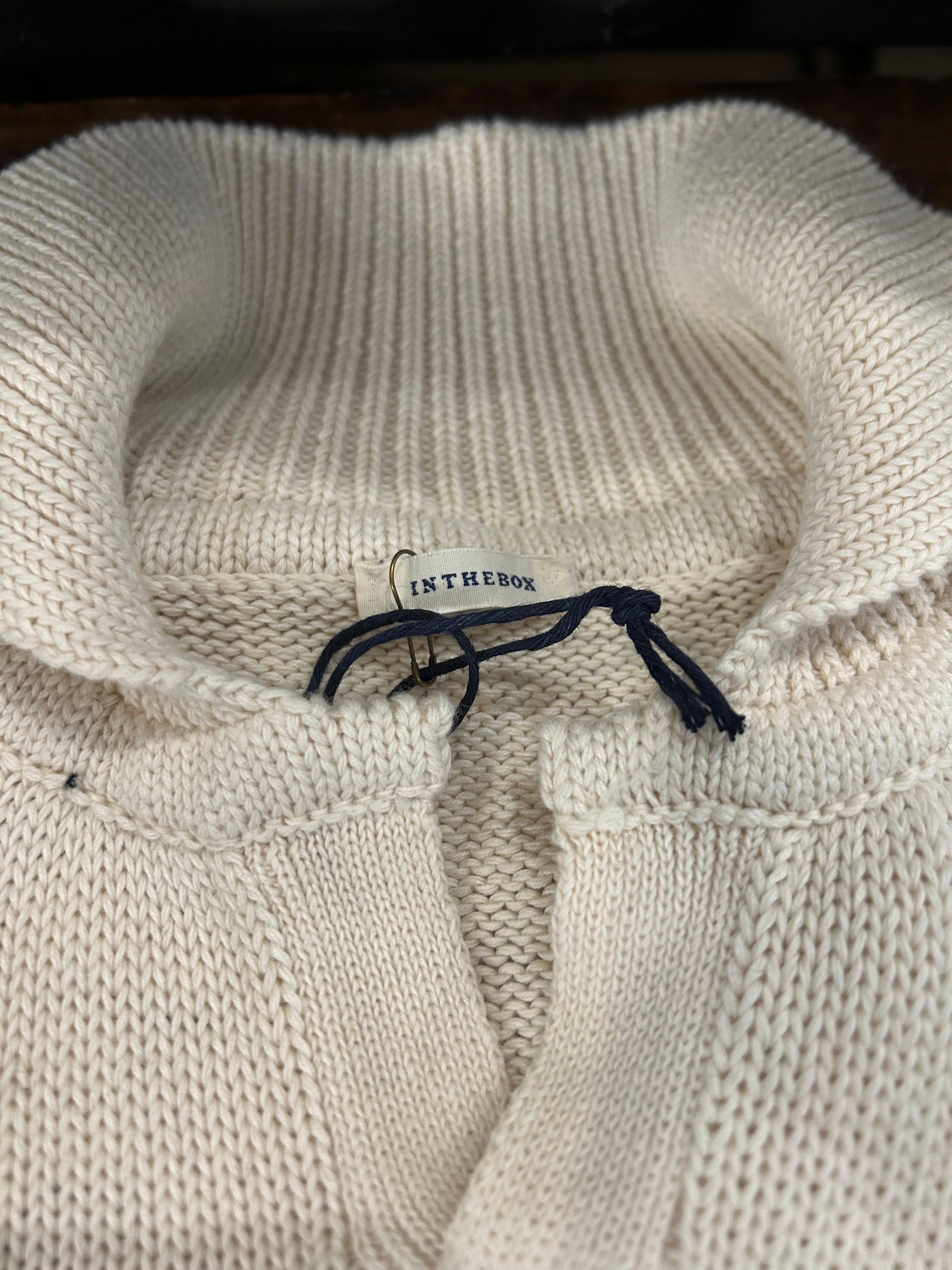 IN THE BOX MAGLIA POLO 100% COTONE COLORE PANNA 100% MADE IN ITALY