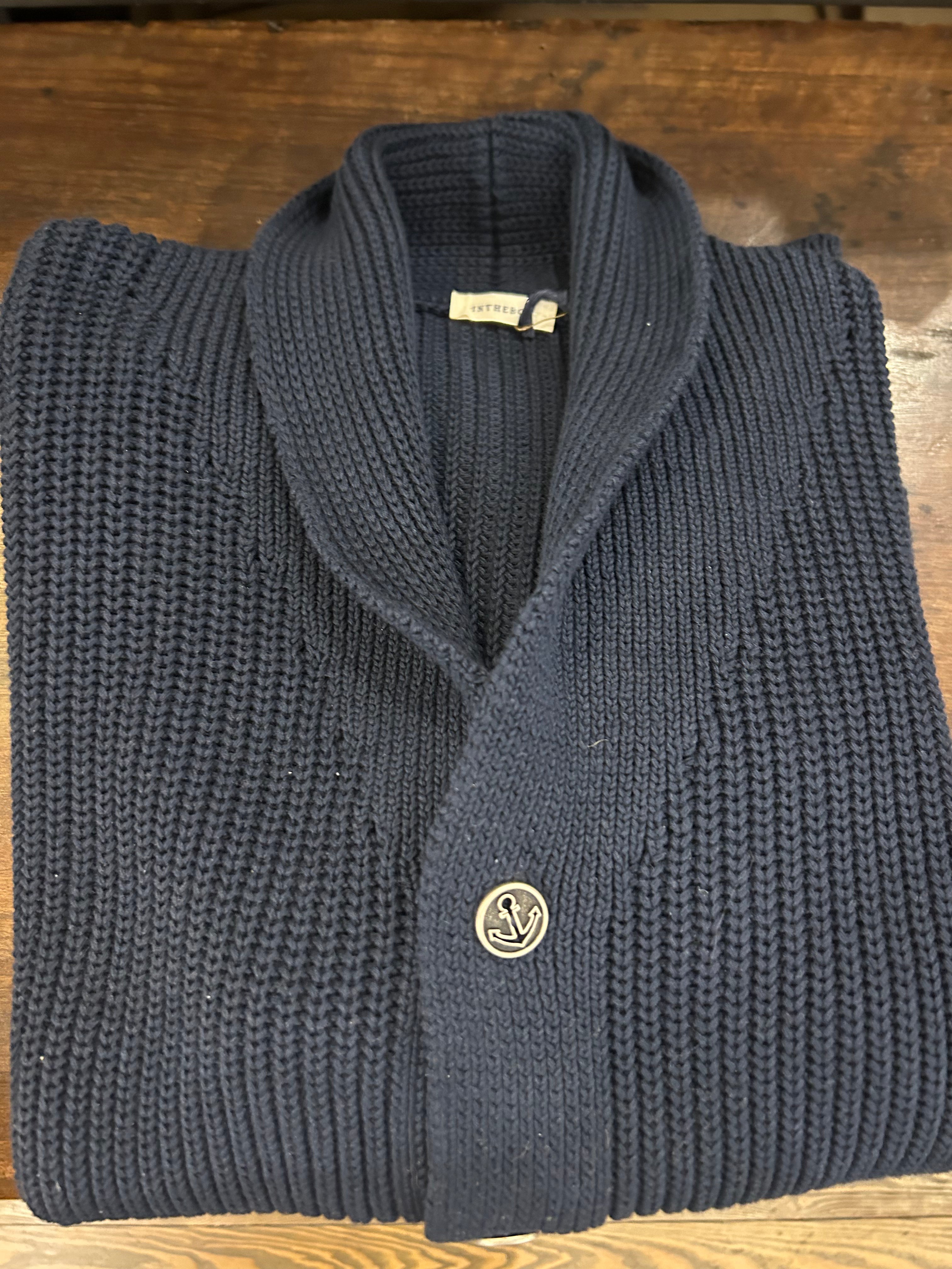 IN THE BOX CARDIGAN 100% COTONE COLORE BLUE 100% MADE IN ITALY