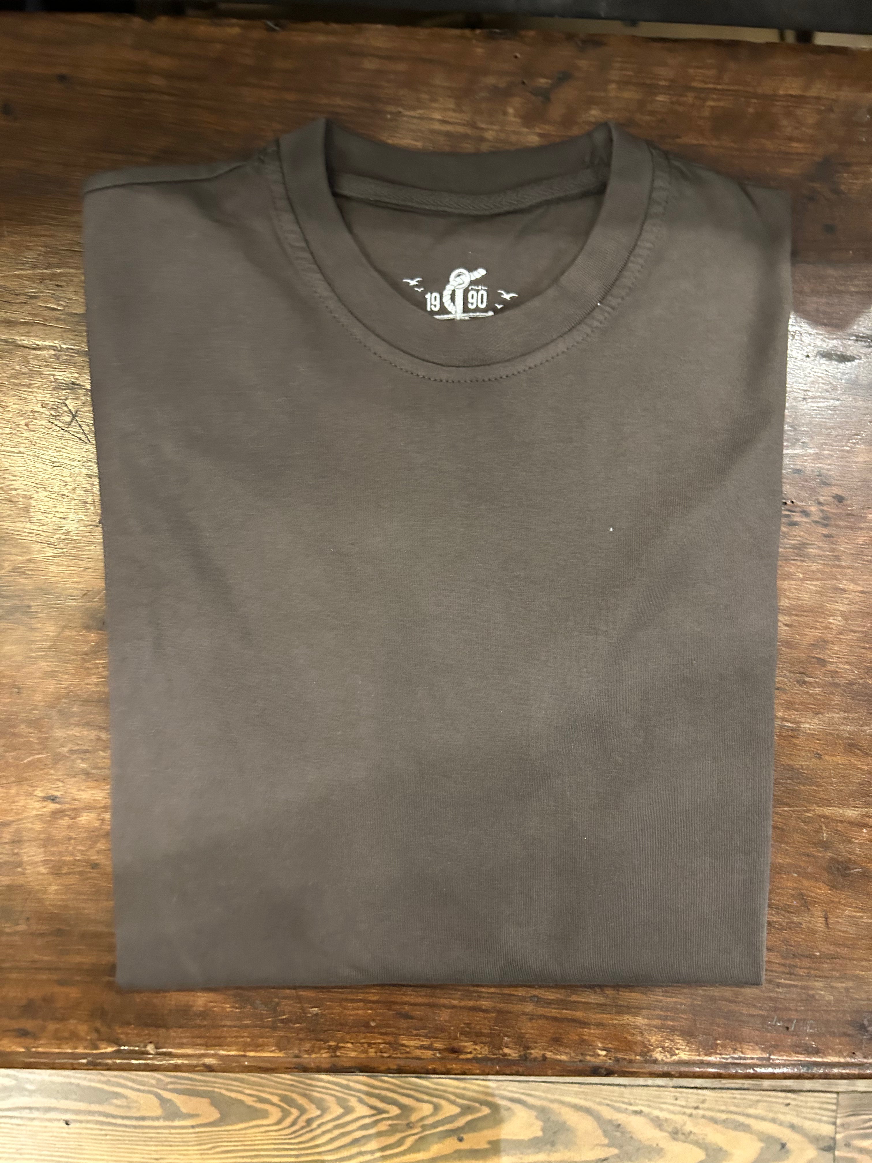 SEADOG T-SHIRT MANICA CORTA COLORE TESTA DI MORO 100% COTONE MADE IN ITALY