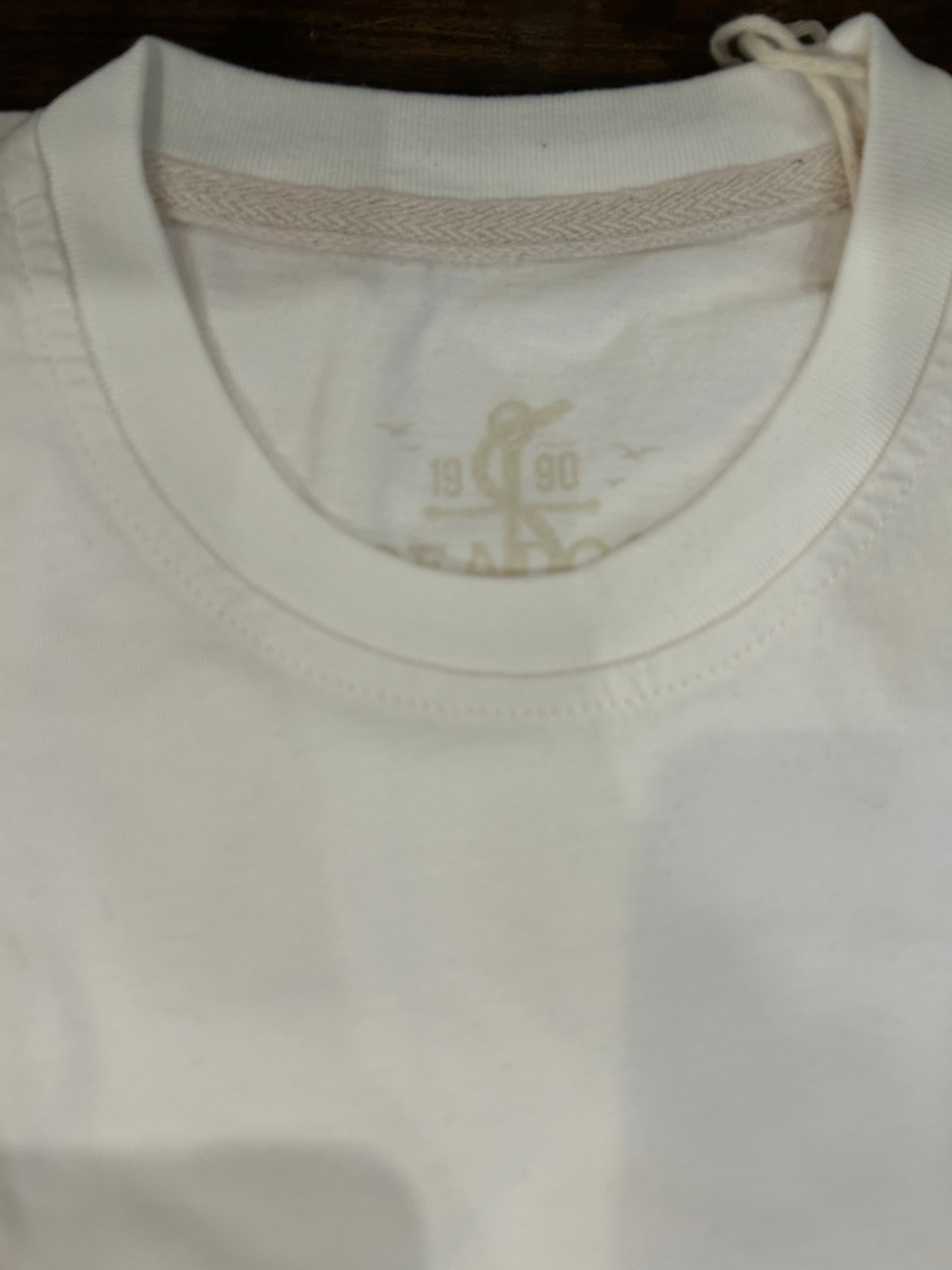 SEADOG T-SHIRT MANICA CORTA COLORE BIANCO 100% COTONE MADE IN ITALY