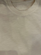 SEADOG T-SHIRT RAGLAN MANICA CORTA COLORE OFF WHITE 100% COTONE FIAMMATO MADE IN ITALY
