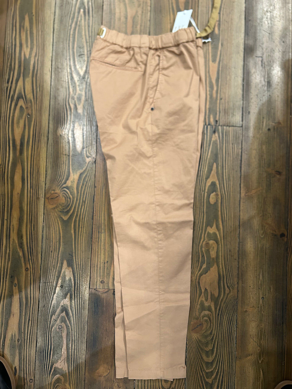 WHITE SAND PANTALONI COLORE BEIGE VESTIBILITA’ COMODA 100% COTONE MADE IN ITALY