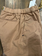WHITE SAND PANTALONI COLORE BEIGE VESTIBILITA’ COMODA 100% COTONE MADE IN ITALY
