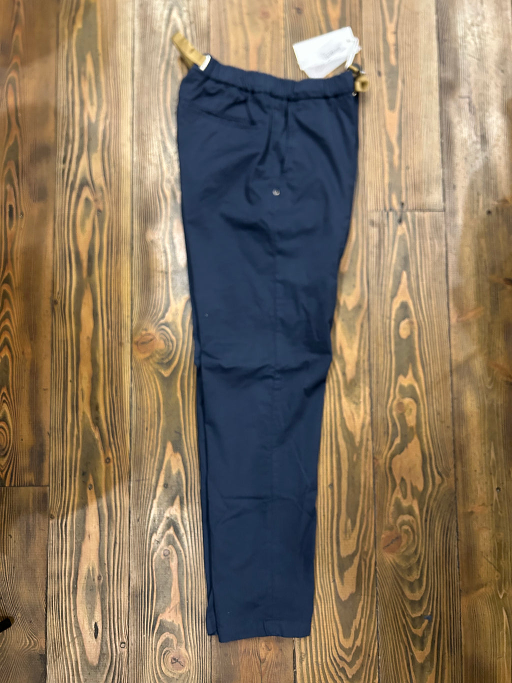 WHITE SAND PANTALONI COLORE NAVY VESTIBILITA’ COMODA 100% COTONE MADE IN ITALY