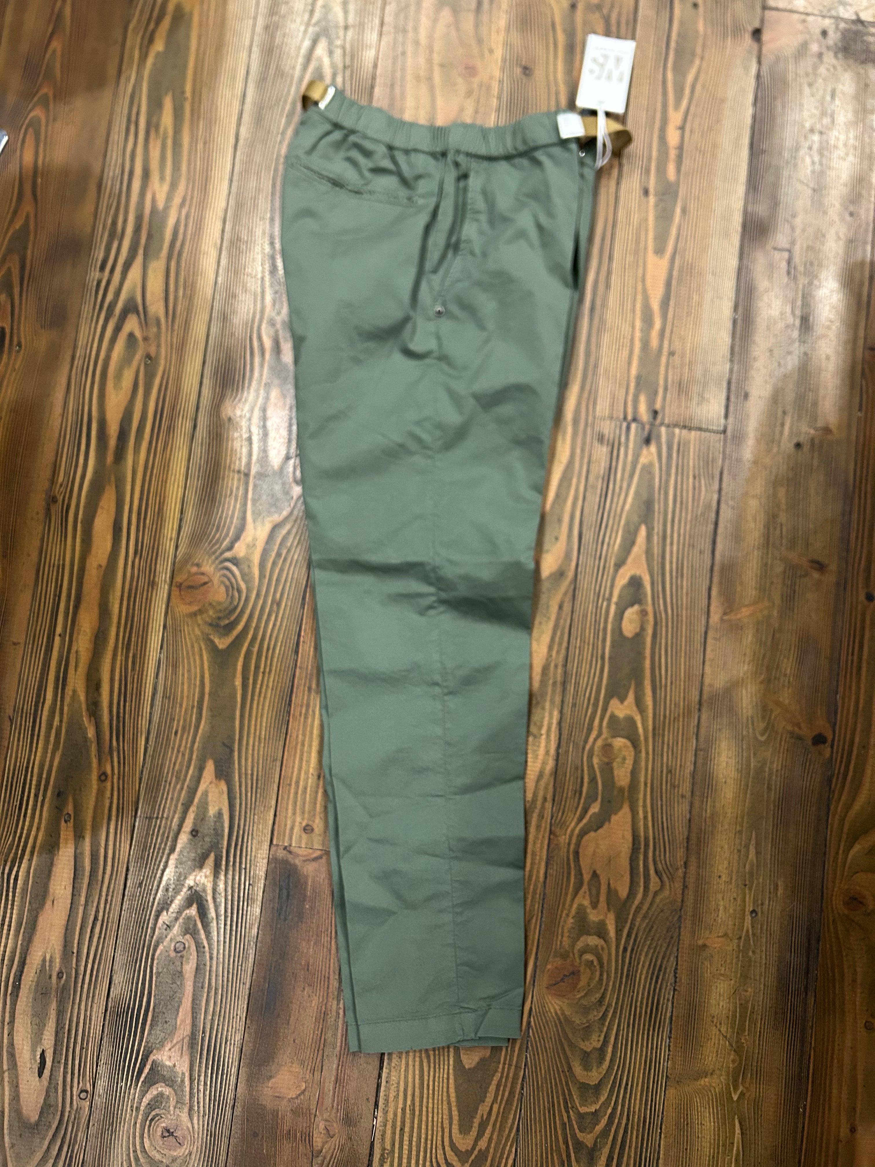 WHITE SAND PANTALONI COLORE VERDE VESTIBILITA’ COMODA 100% COTONE MADE IN ITALY