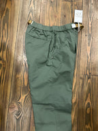 WHITE SAND PANTALONI COLORE VERDE VESTIBILITA’ COMODA 100% COTONE MADE IN ITALY