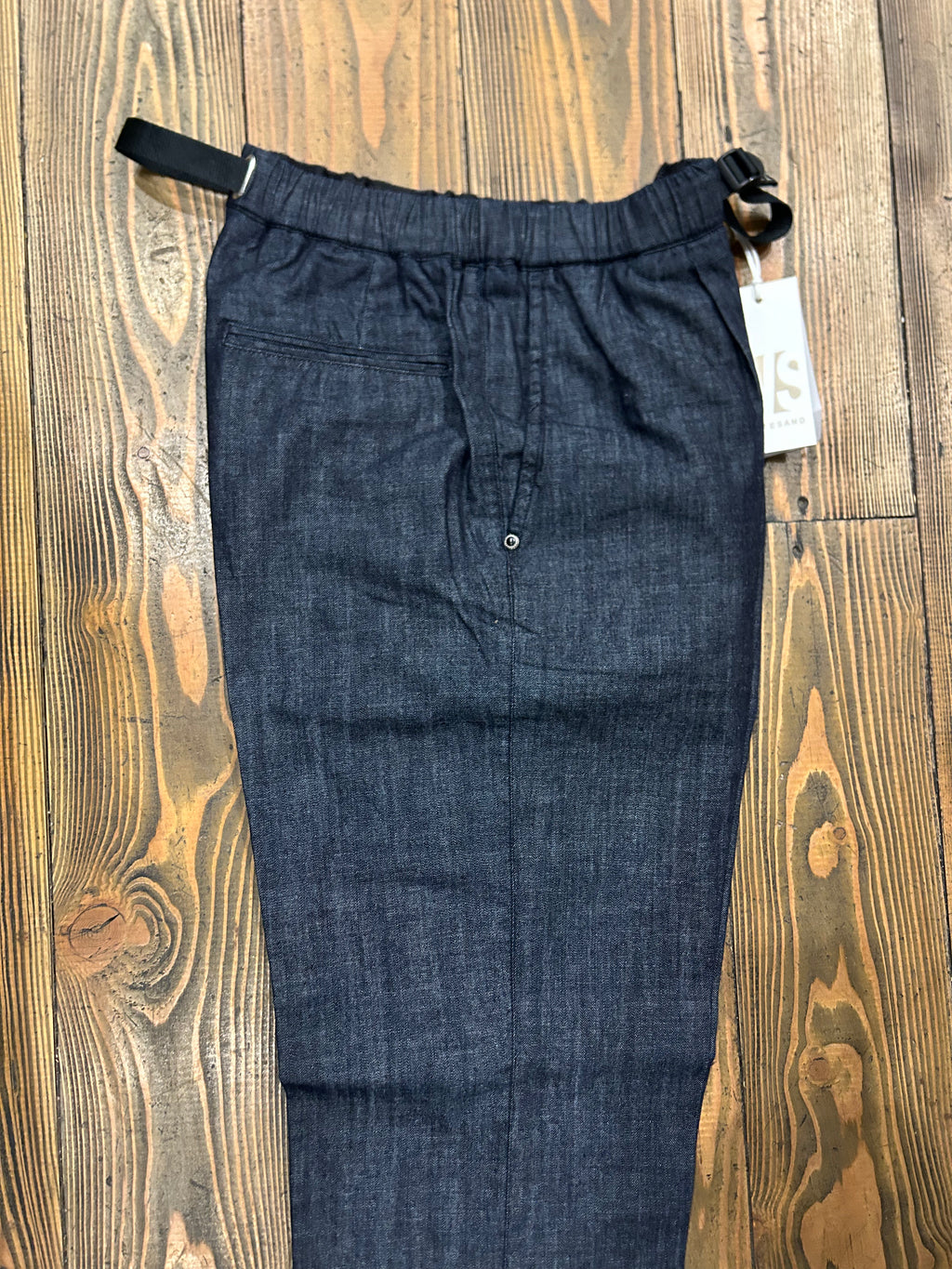 WHITE SAND PANTALONI COLORE NAVY VESTIBILITA’ COMODA 100% COTONE MADE IN ITALY