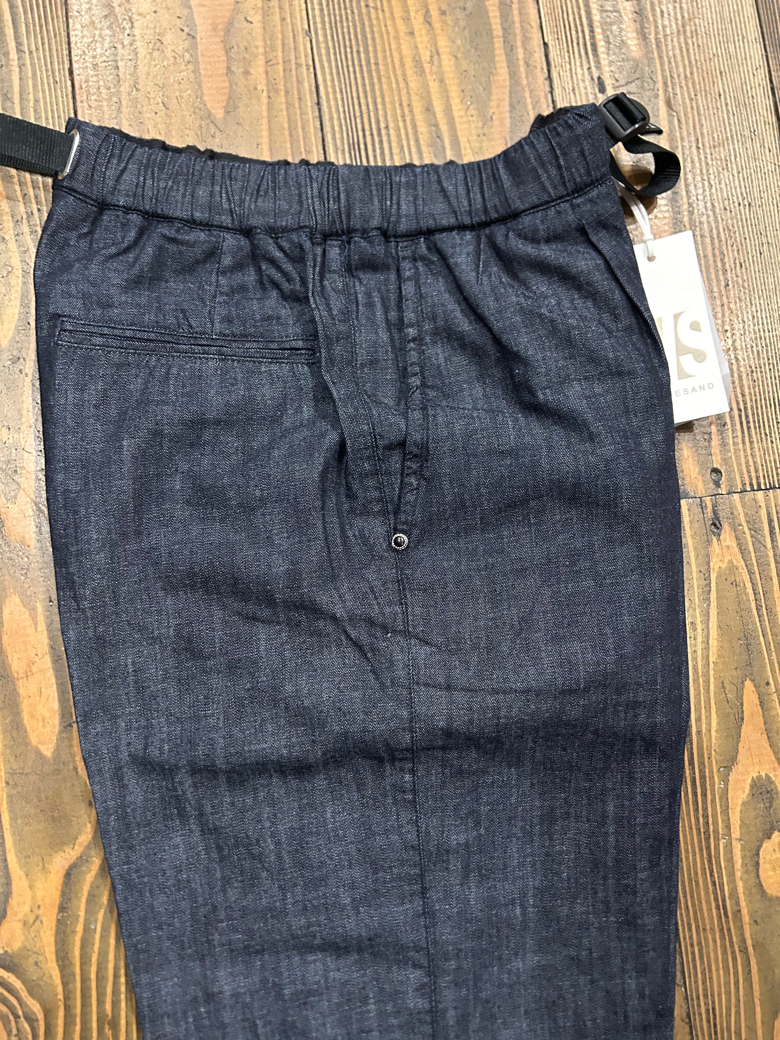 WHITE SAND PANTALONI COLORE NAVY VESTIBILITA’ COMODA 100% COTONE MADE IN ITALY