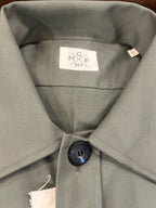 GMF GIACCA/ CAMICIA COLORE VERDE MILITARE 100% COTONE MADE IN ITALY 961800/04