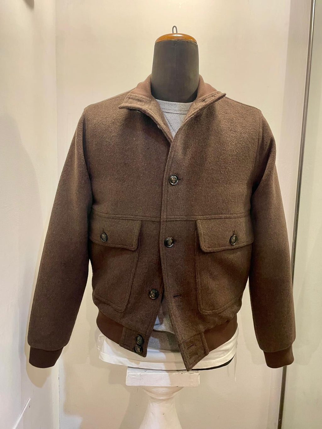 BOMBER SEADOG JAMES IN LANA COLORE MORO