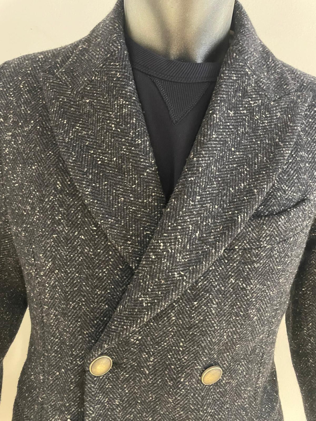 FRONT STREET 8 MAN DOUBLE BREASTED RESCA COAT