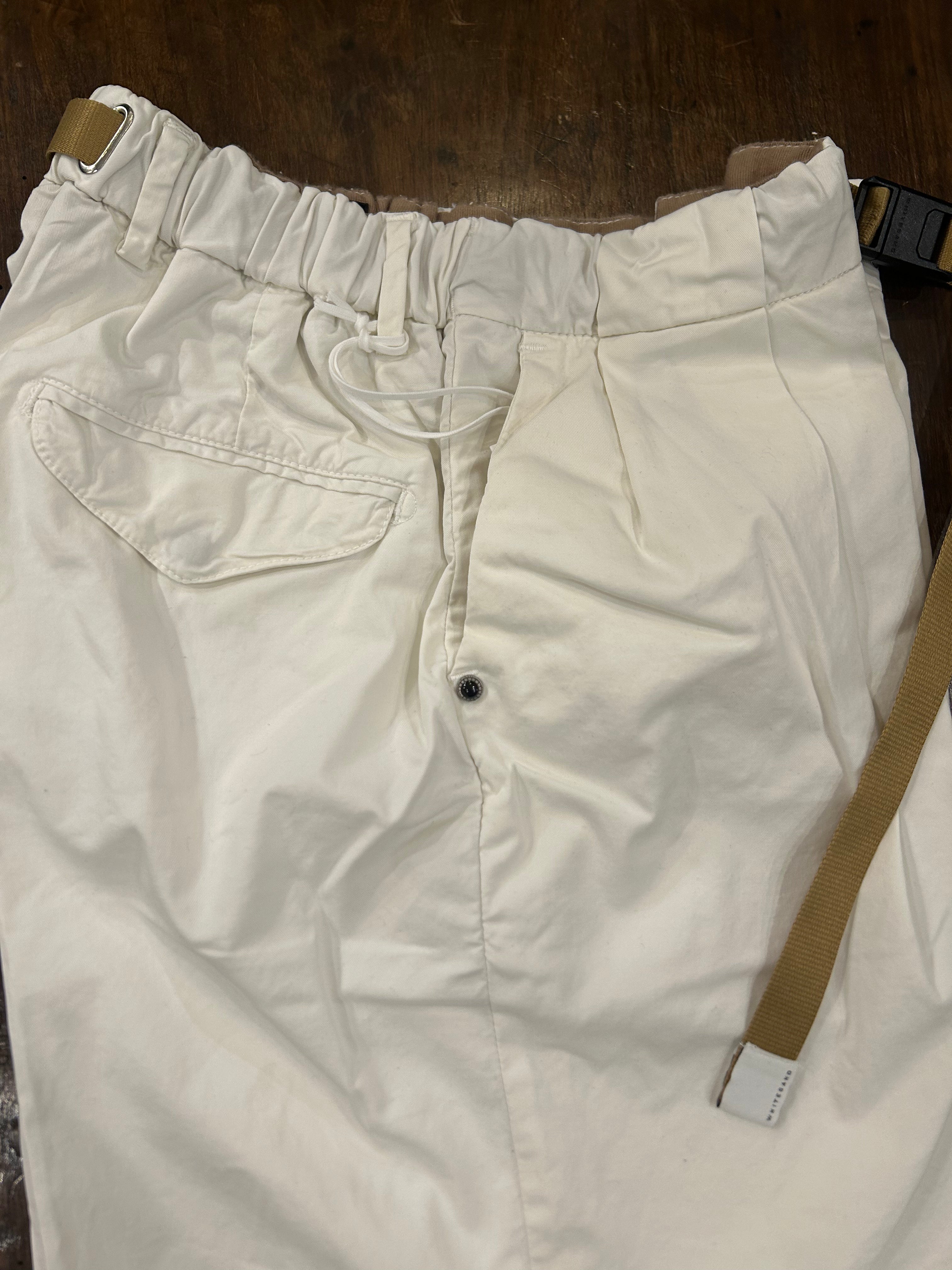 WHITE SAND COLORE BIANCO COTONE ED ELASTANE CON DOPPIA PENCE VESTIBILITA’ COMODA 26SU52 190 MADE IN ITALY
