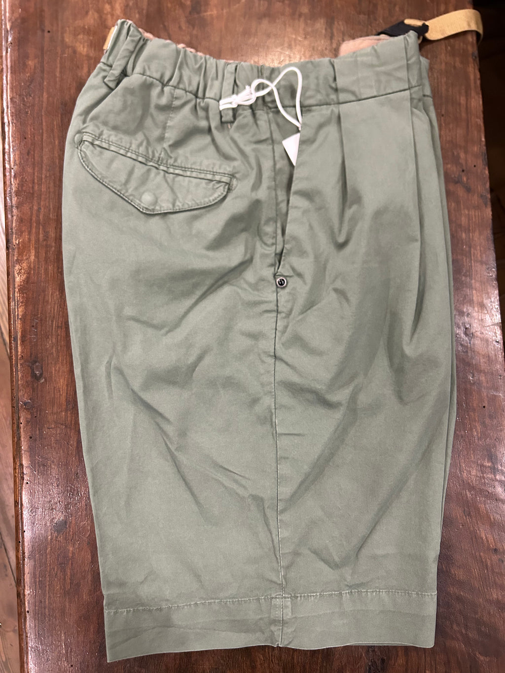 WHITE SAND COLORE VERDE MILITARE COTONE ED ELASTANE CON DOPPIA PENCE VESTIBILITA’ COMODA 26SU52 190 MADE IN ITALY