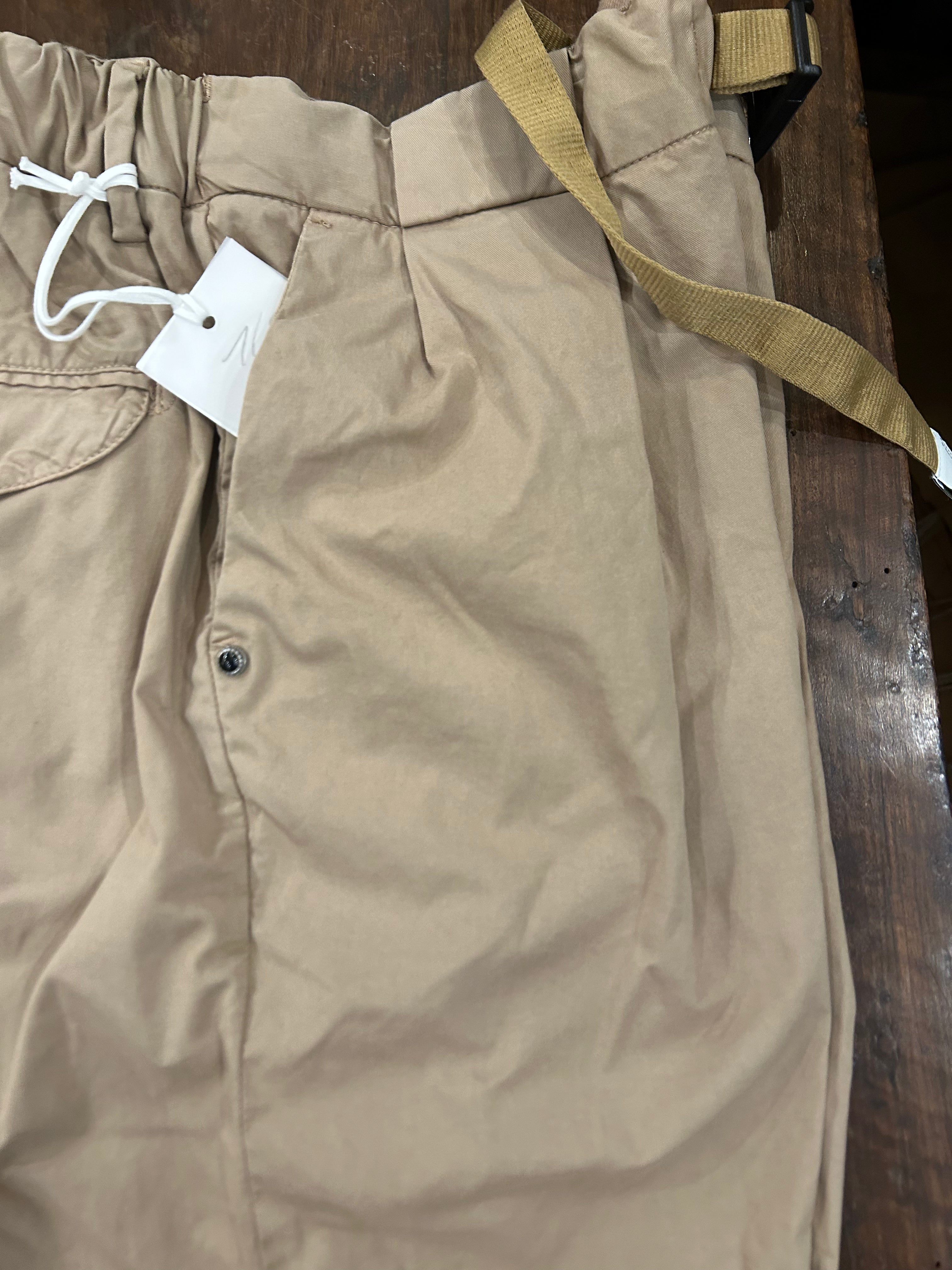 WHITE SAND COLORE BEIGE COTONE ED ELASTANE CON DOPPIA PENCE VESTIBILITA’ COMODA 26SU52 190 MADE IN ITALY