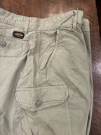 SCHOTT  N.Y.C. BERMUDA CARGO VERDE MILITARE REGULAR FIT 100% COTONE