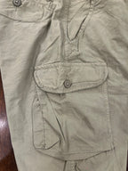 SCHOTT  N.Y.C. BERMUDA CARGO VERDE MILITARE REGULAR FIT 100% COTONE