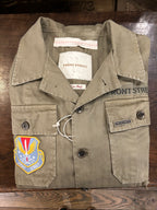 FRONT STREET 8 OVERSHIRT GREEN MADE IN ITALY
