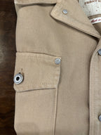FRONT STREET 8 THE JACKET COLORE DESERT 100% COTONE ALGODON MADE IN ITALY
