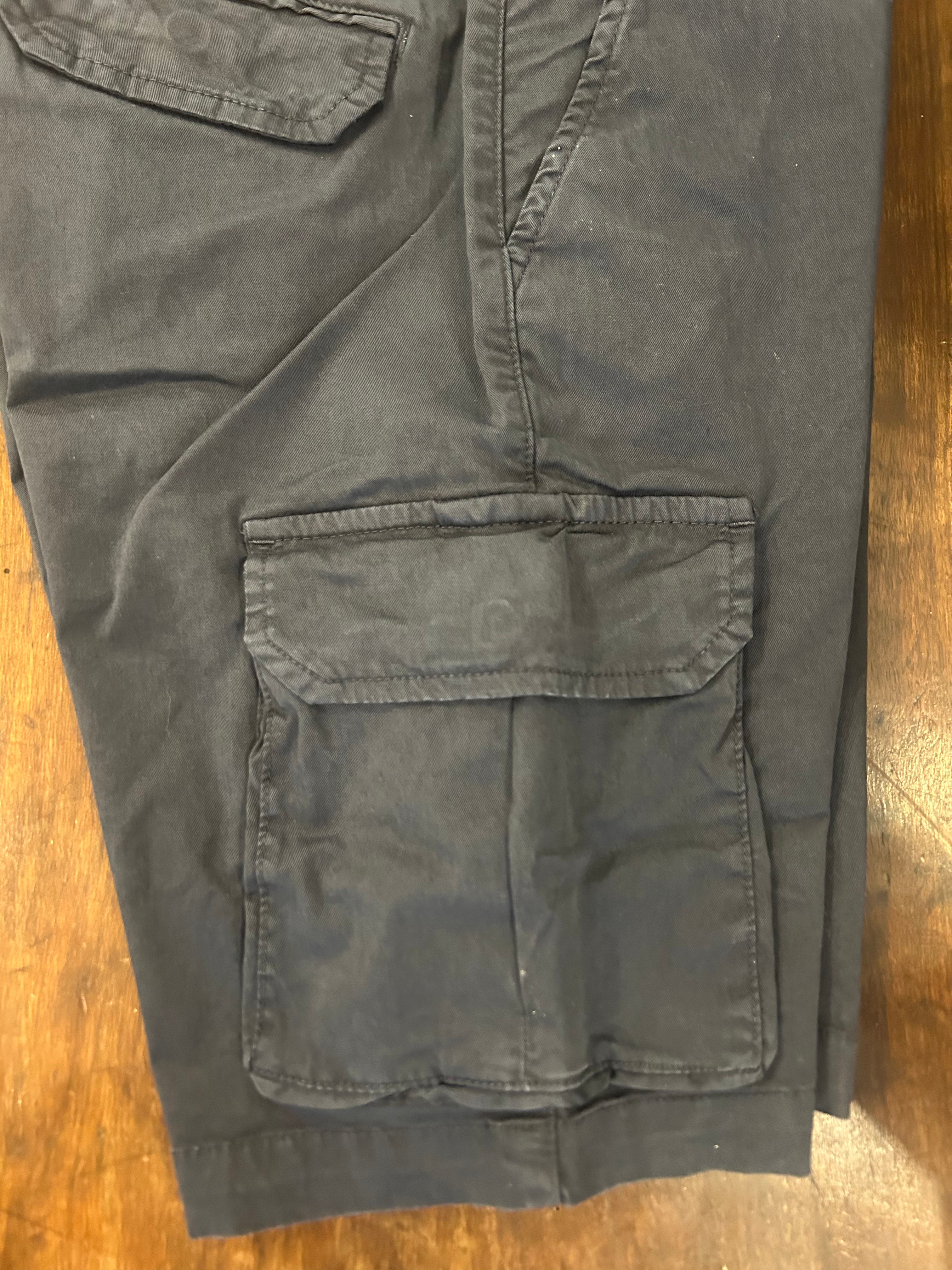 SEADOG NEBRASKA BERMUDA CARGO 100%  COTONE COLORE  BLU MADE IN ITALY