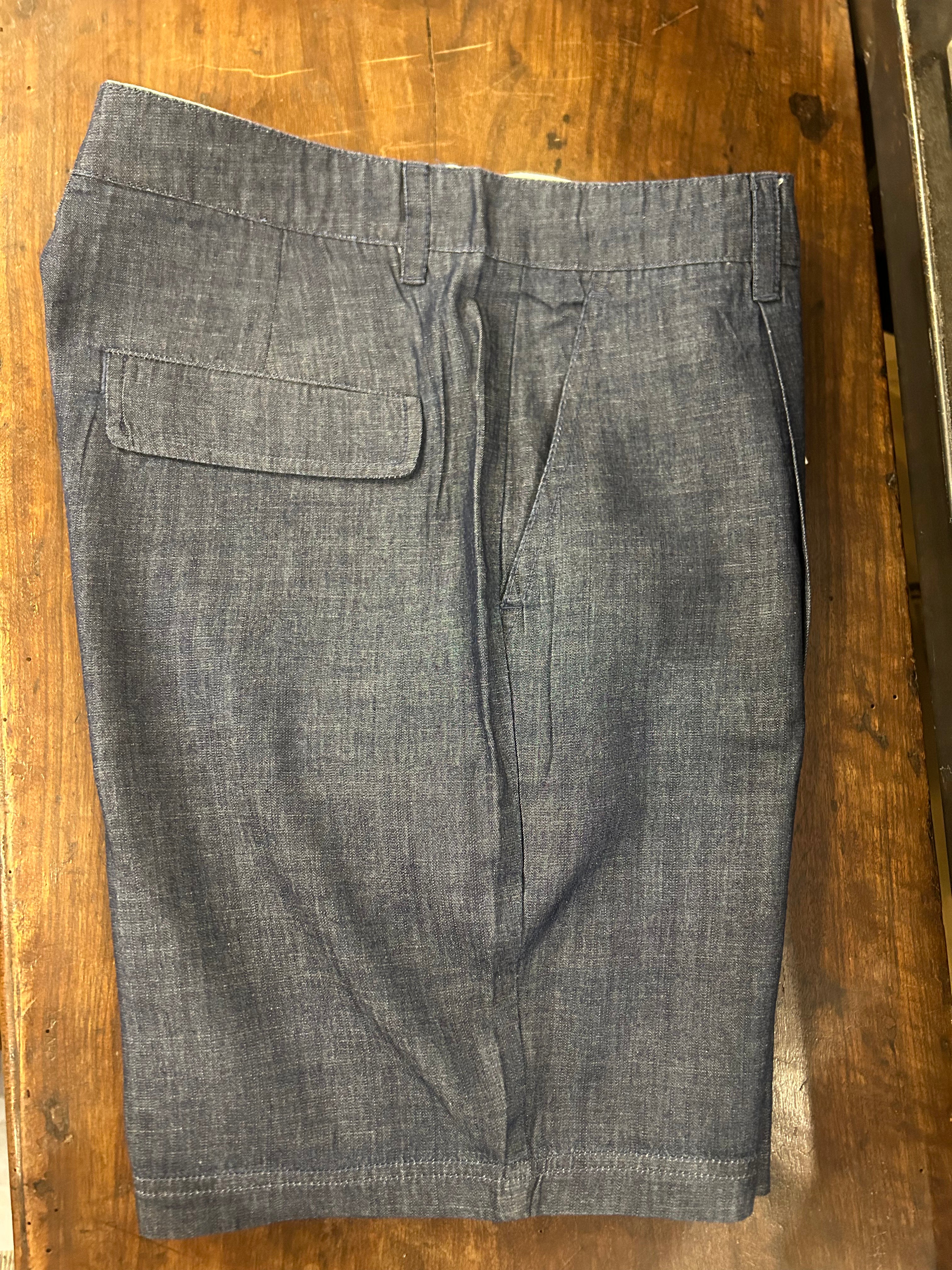ANERKJENDT BERMUDA IN CHAMBRAY 100% COTONE ALGODON