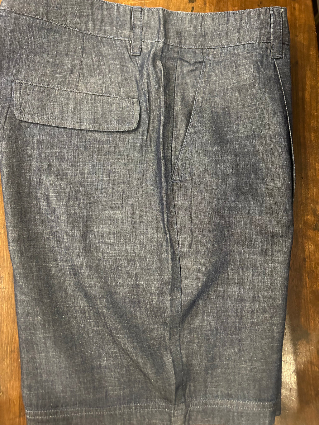 ANERKJENDT BERMUDA IN CHAMBRAY 100% COTONE ALGODON