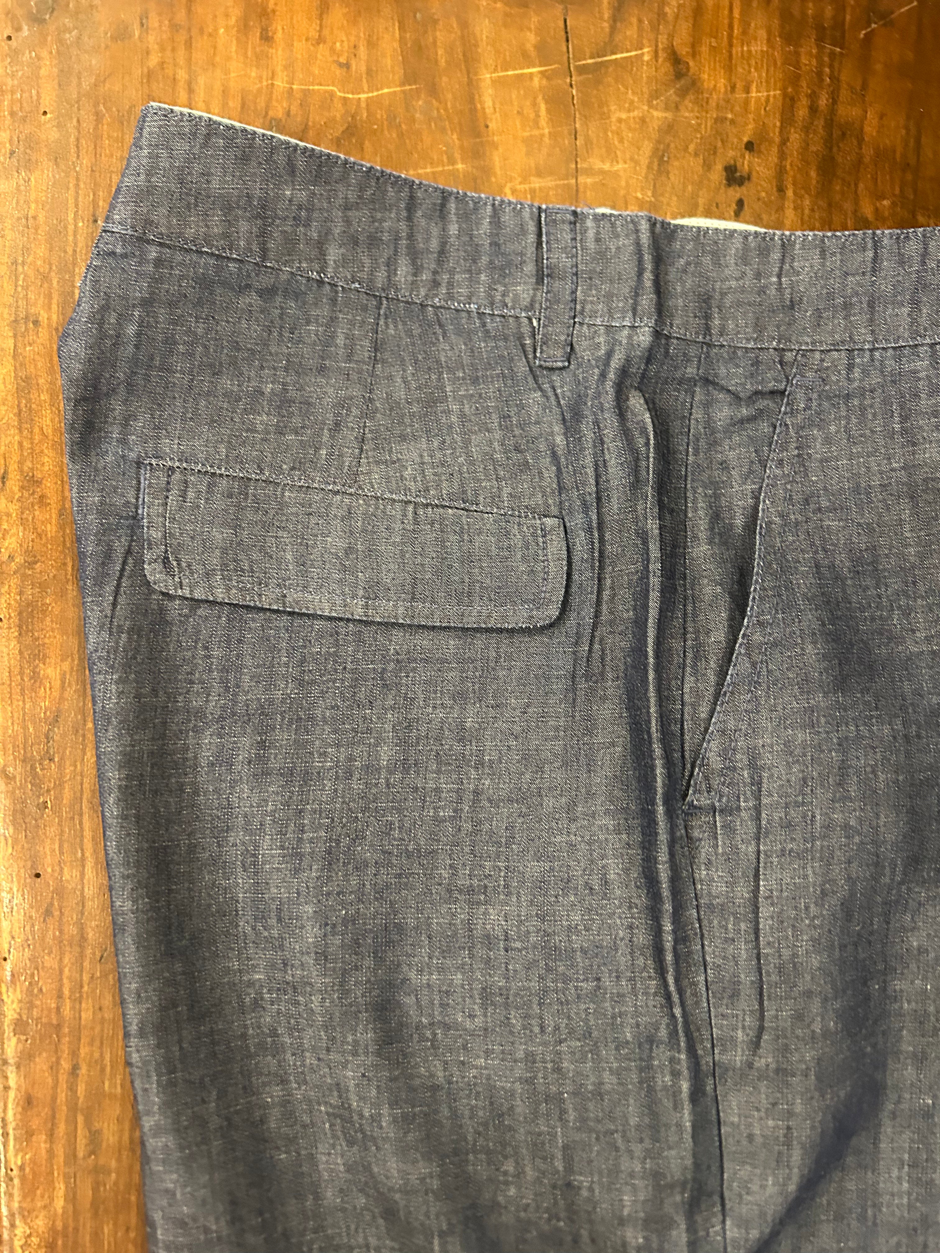 ANERKJENDT BERMUDA IN CHAMBRAY 100% COTONE ALGODON