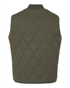 SCHOTT VEST COLORE VERDE MILITARE WATER REPELLENT