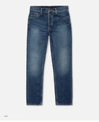 NUDIE JEANS SOLID BLUE WILD BLUE COTONE ORGANICO