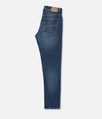 NUDIE JEANS SOLID BLUE WILD BLUE COTONE ORGANICO