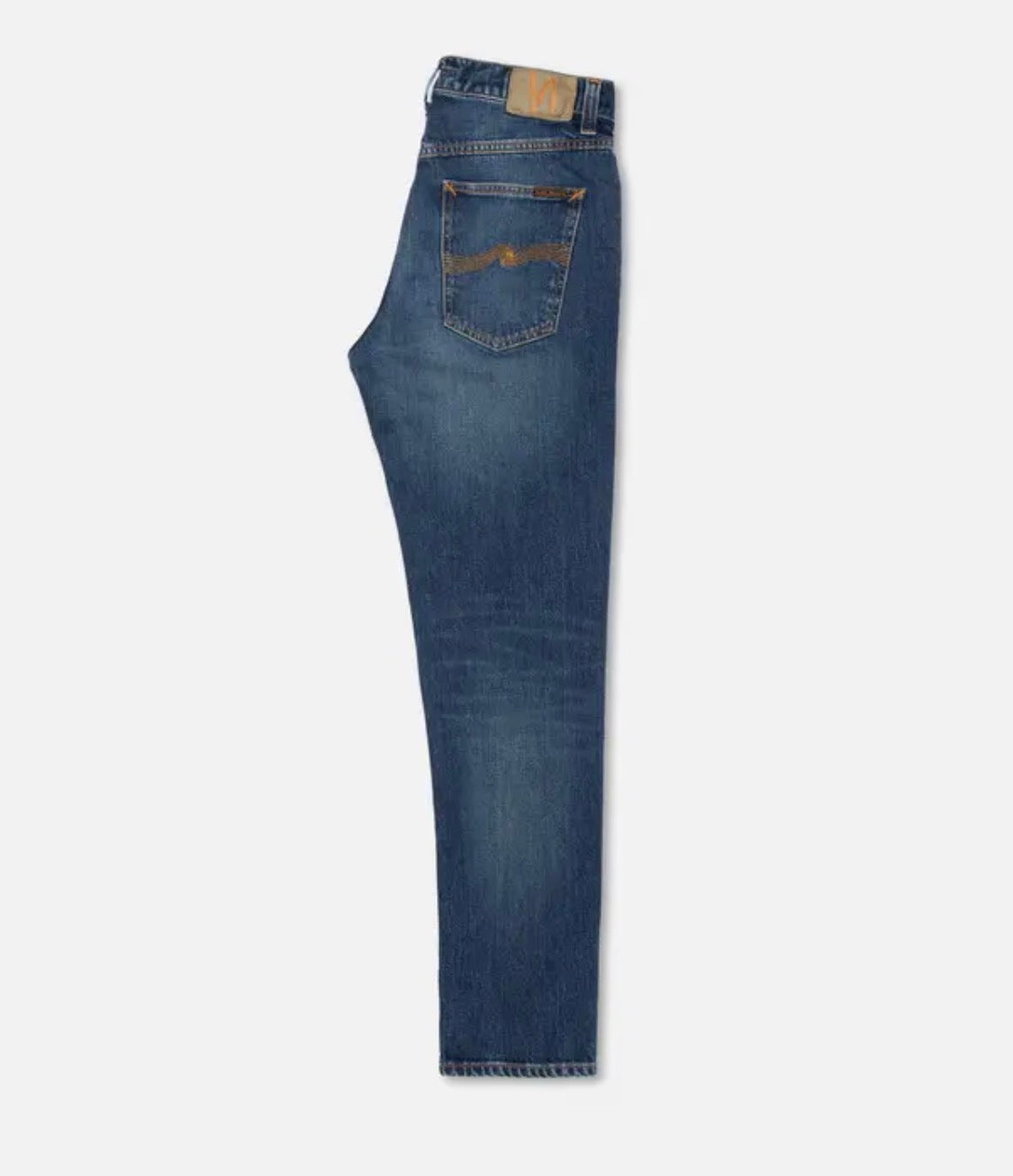 NUDIE JEANS SOLID BLUE WILD BLUE COTONE ORGANICO
