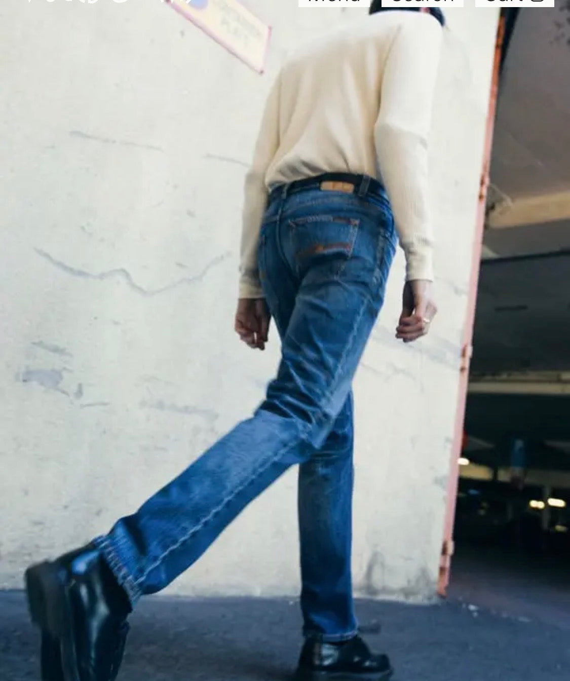 NUDIE JEANS SOLID OLLIE LIFE TRACKS COTONE ORGANICO