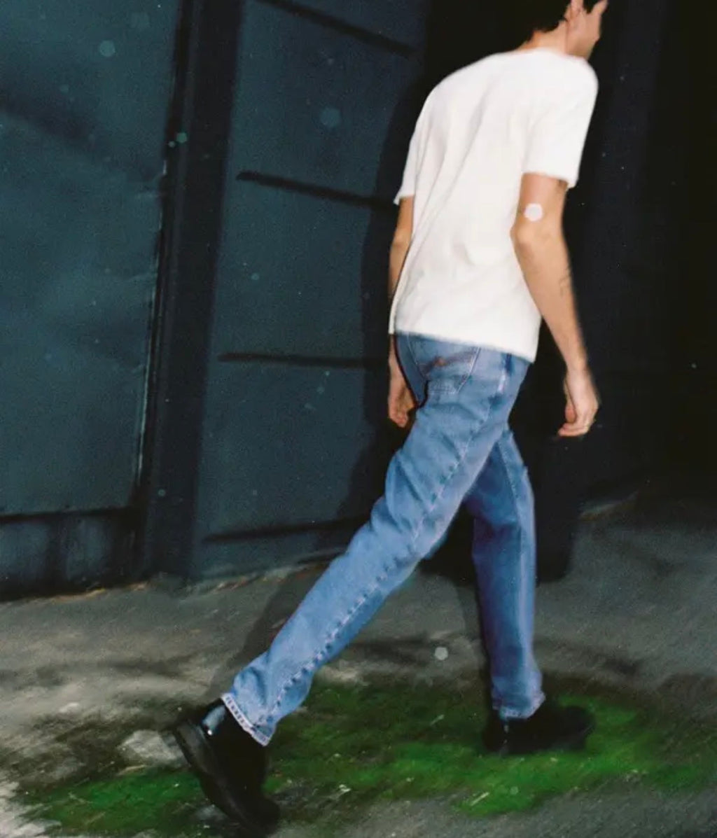 NUDIE JEANS SOLID OLLIE EORN VINTAGE COTONE ORGANICO