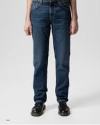 NUDIE JEANS GRITTY JACKSON BLUE SOIL 100% COTONE ORGANICO