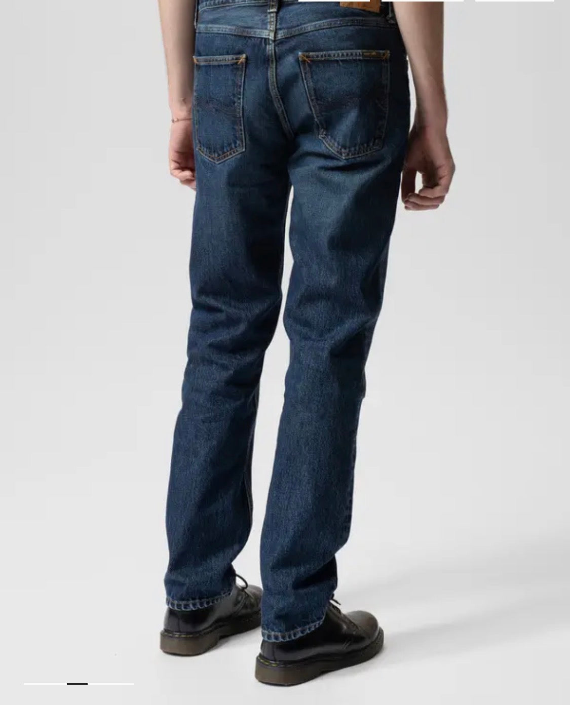 NUDIE JEANS GRITTY JACKSON BLUE SOIL 100% COTONE ORGANICO