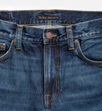 NUDIE JEANS GRITTY JACKSON BLUE SOIL 100% COTONE ORGANICO