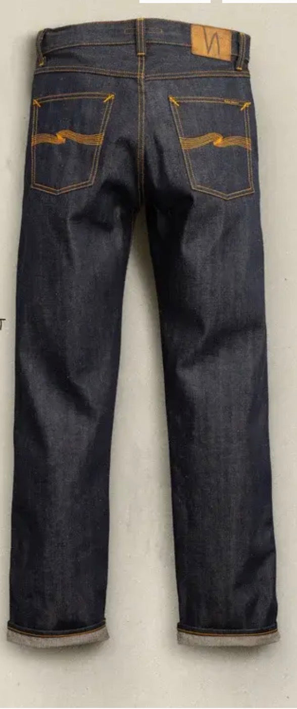 NUDIE JEANS RAD RUFUS 13.75 OZ JAPANESE SELVAGE DENIM