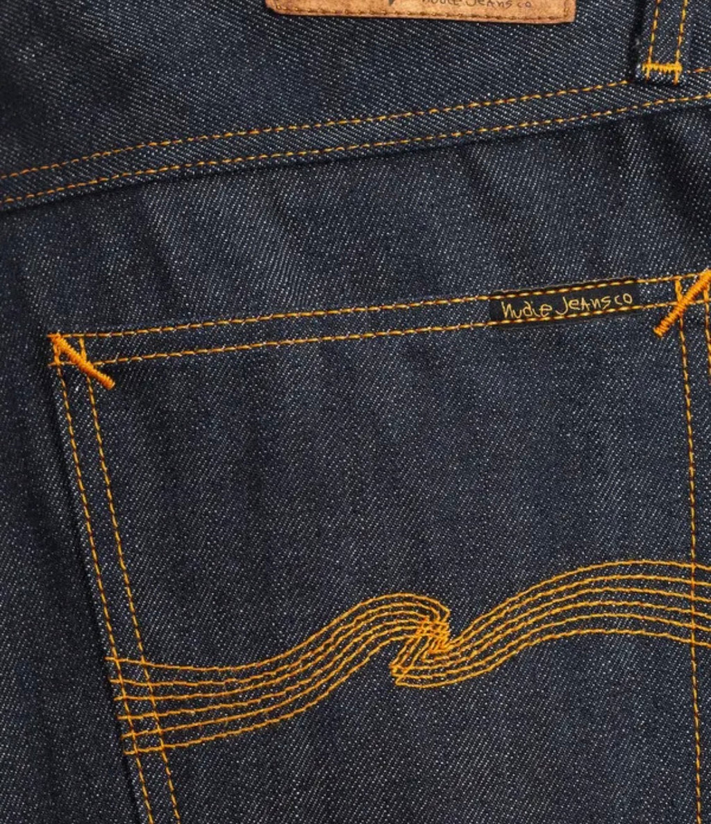 NUDIE JEANS RAD RUFUS 13.75 OZ JAPANESE SELVAGE DENIM