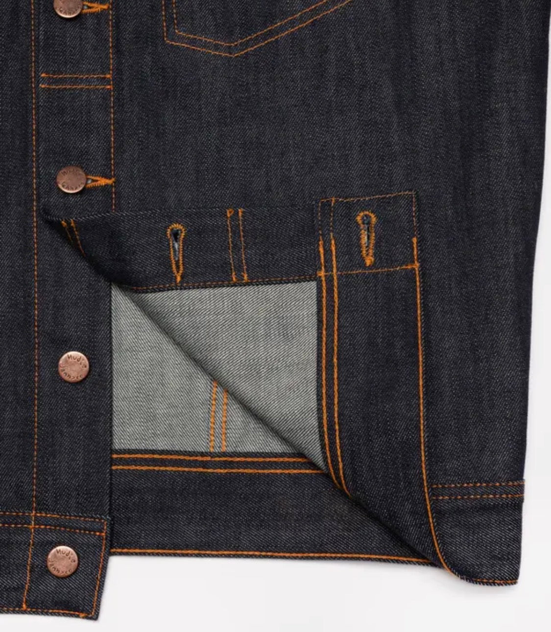 NUDIE JEANS CONNY DENIM JACKET DRY COLORE BLUE