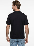 TELACRUDA HEAVY COTTON T-SHIRT MODELLO LIAM COLORE NAVY FIT REGULAR MADE IN ITALY